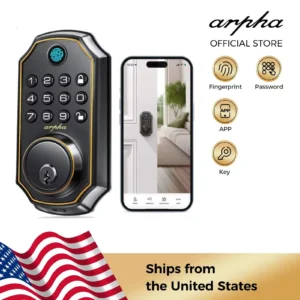 Smart Fingerprint Deadbolt with Keypad